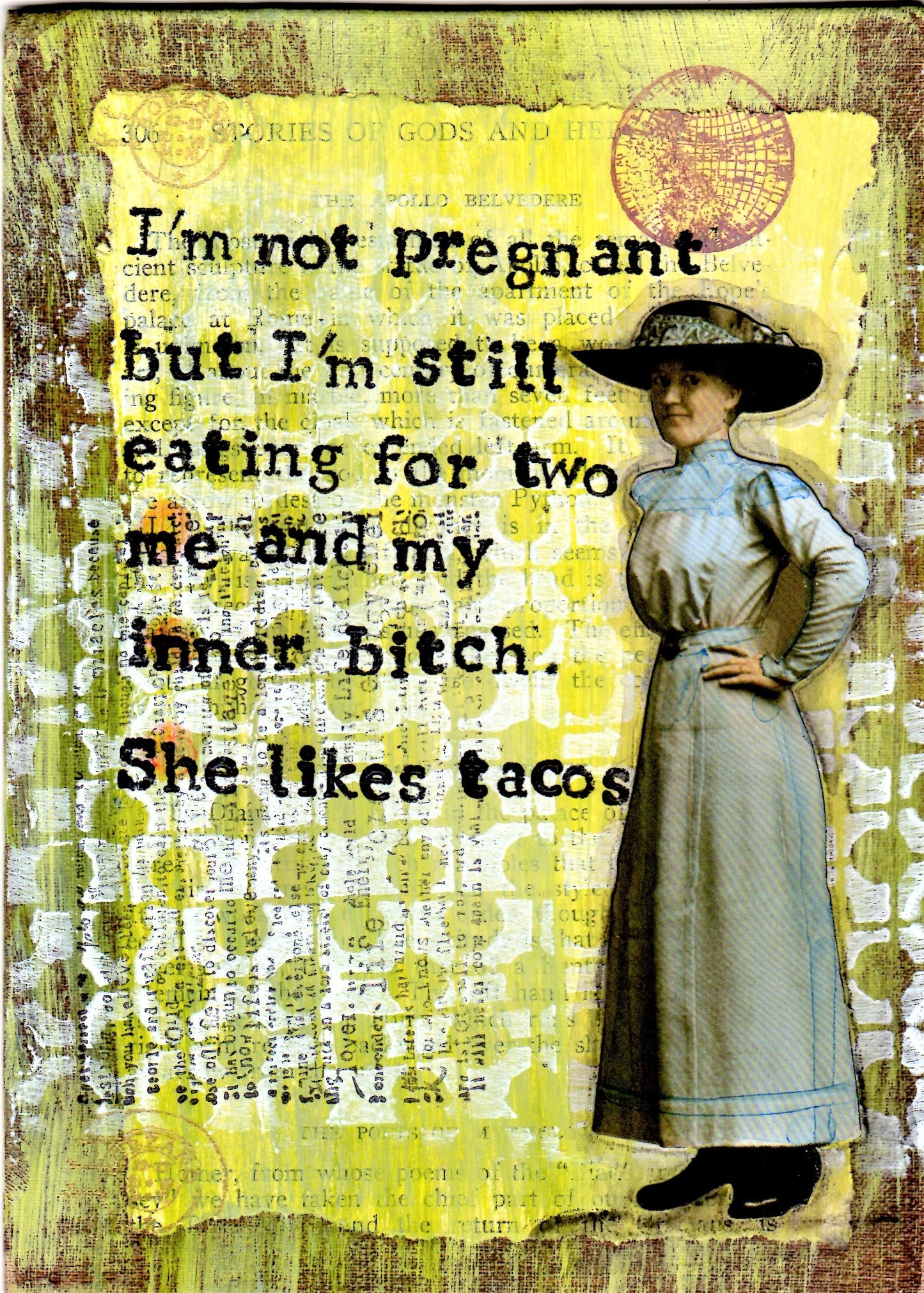 SN9 I'm not pregnant but I'm still eating for two me and my inner bitch. She li