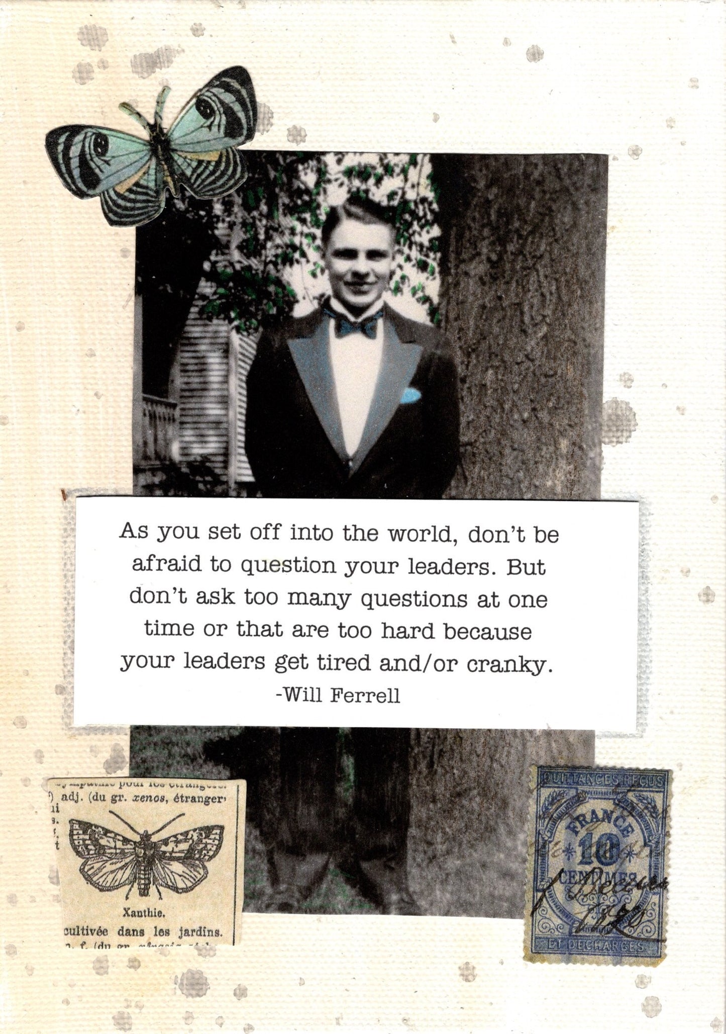 GRAD1 As you set off into the world, don't be afraid to questions your leade