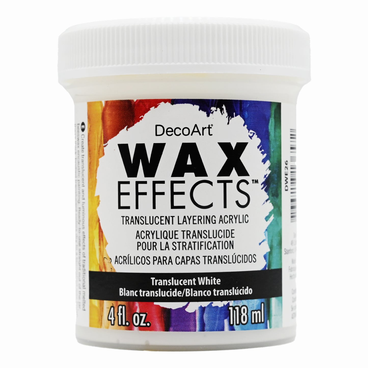 Deco Arts WAX EFFECTS ACRYLIC 4OZ TRANSLUCENT WHITE
