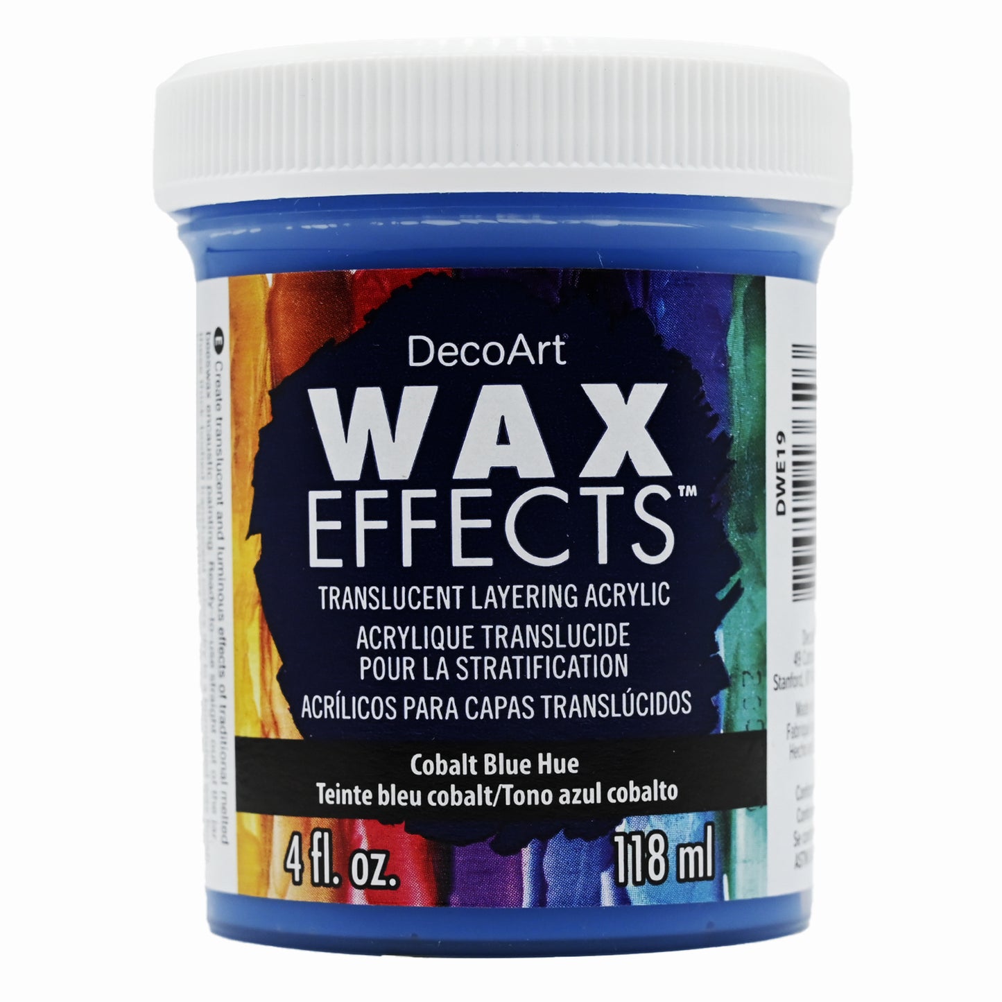 Deco Arts WAX EFFECTS ACRYLIC 4OZ COBALT BLUE HUE