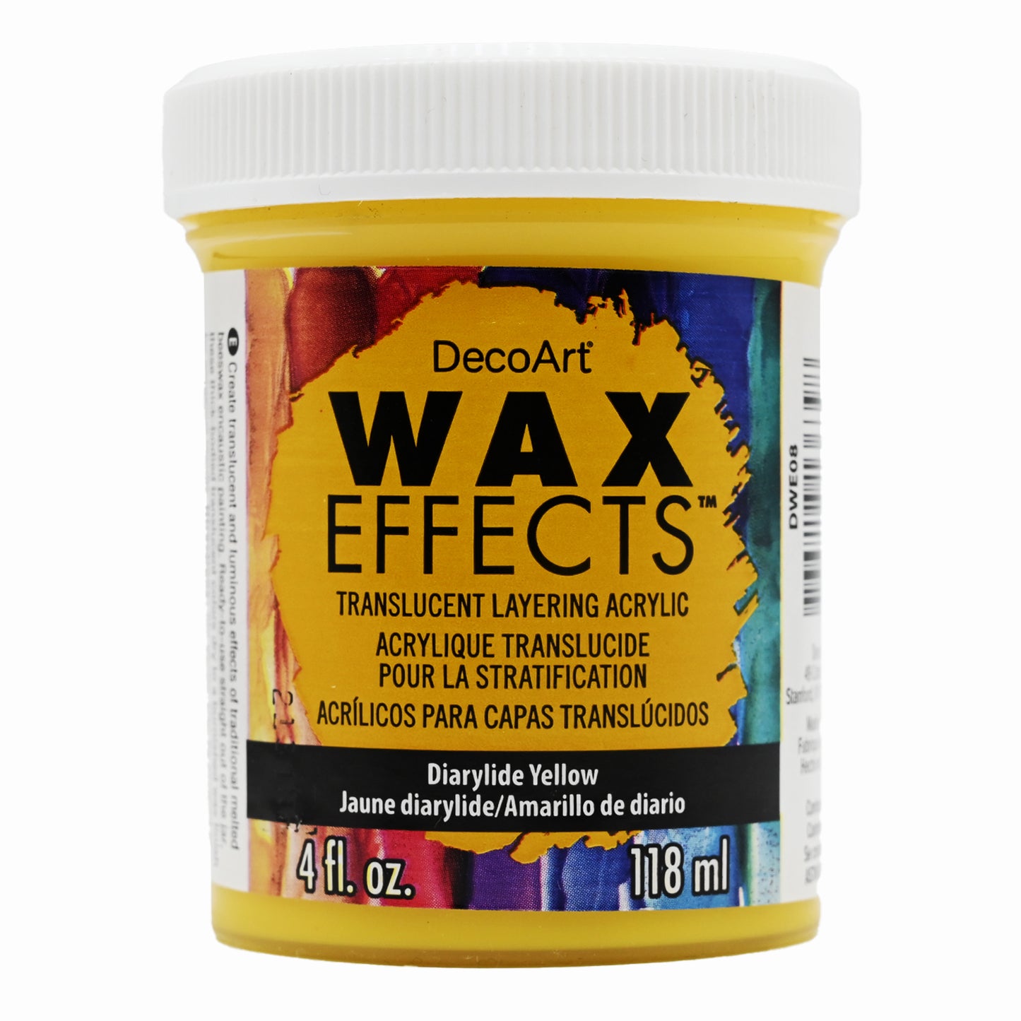 Deco Arts WAX EFFECTS ACRYLIC 4OZ DIARYLIDE YELLOW