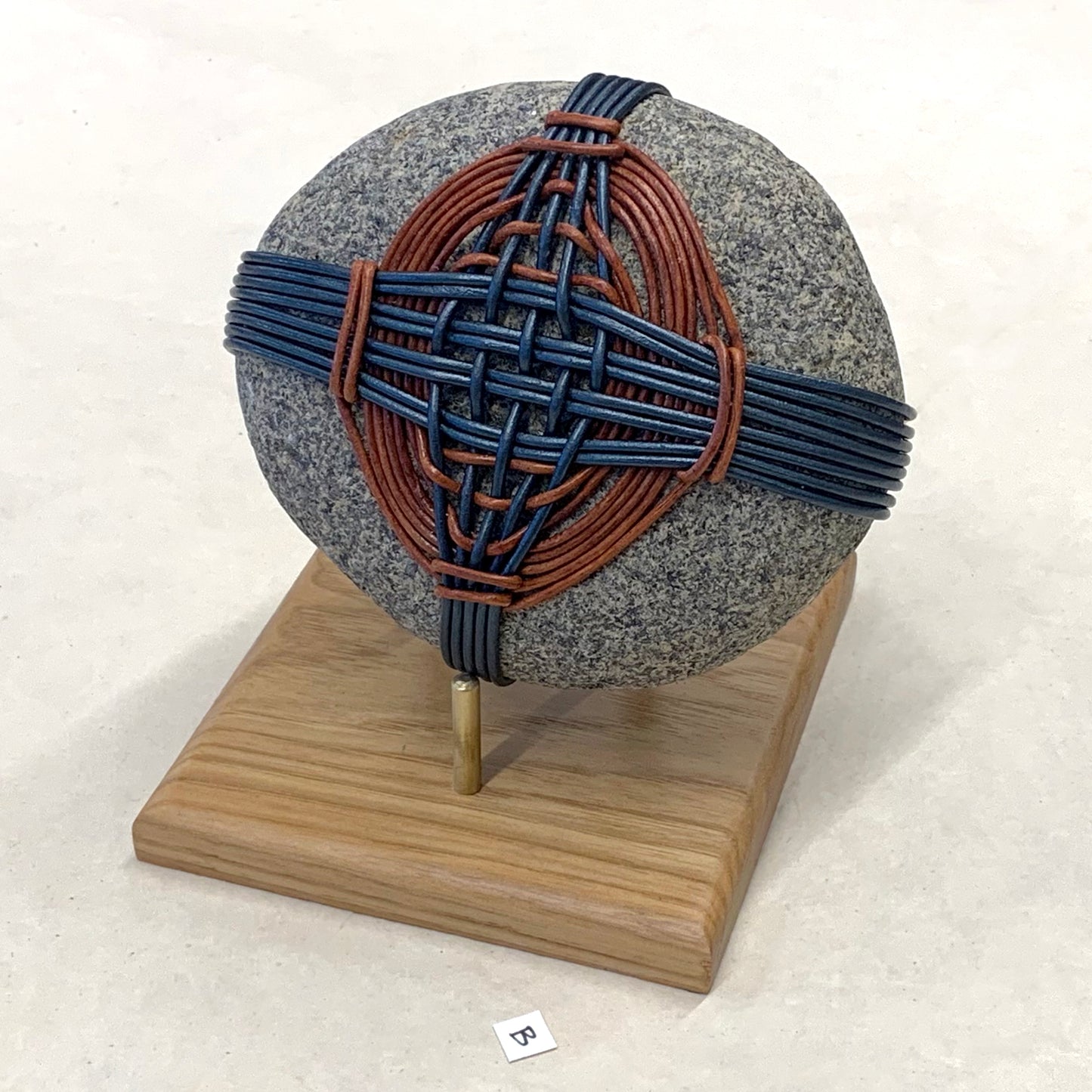 That's Wrap 5 x 4.5" leather bound Lake Superior Rock -Stand Sold separately By Jill Terrill