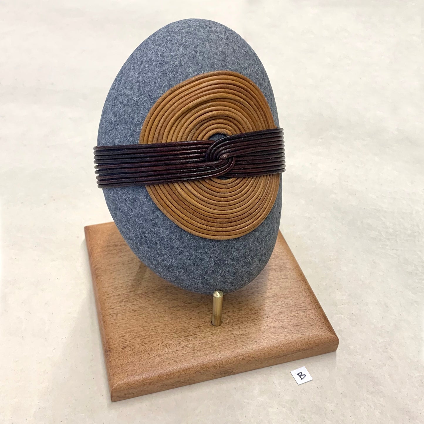 That's Wrap 6 x 4.5" leather bound Lake Superior Rock - Stand Sold separately by Jill Terrill