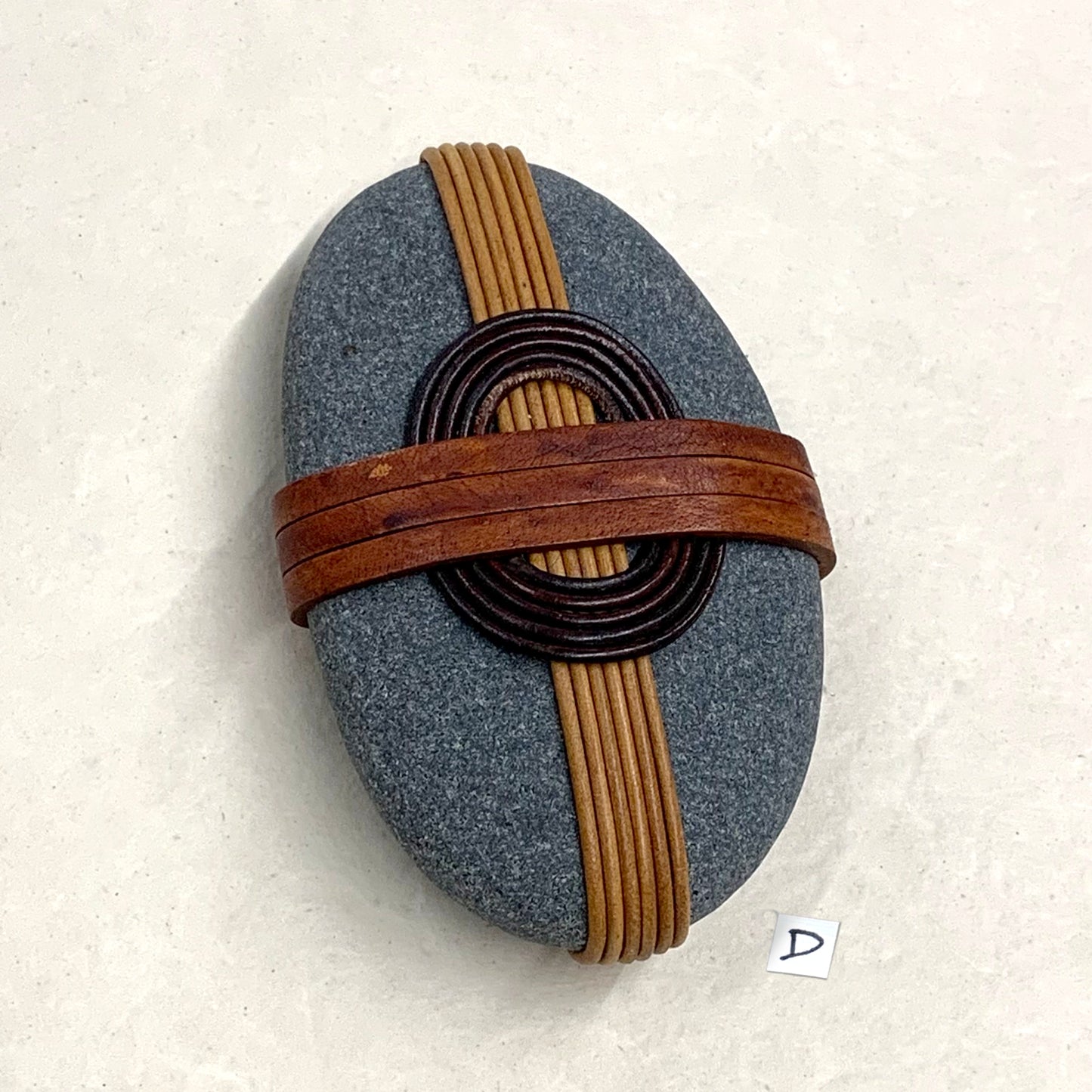 That's Wrap 4.5 x 3" leather bound Lake Superior Rock -Stand Sold separately by Jill Terrill