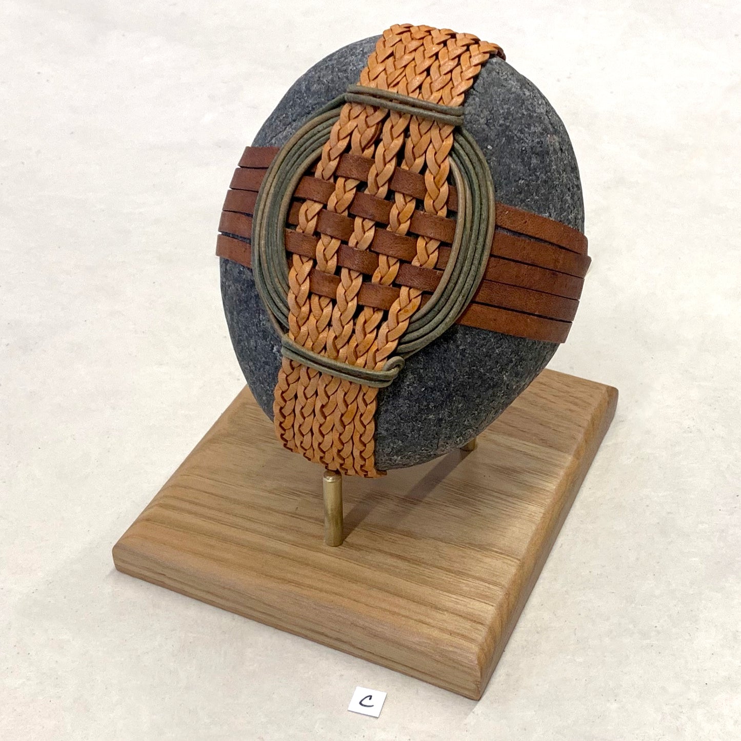 That's Wrap 6 x 4.5" leather bound Lake Superior Rock --Stand Sold separately by Jill Terrill