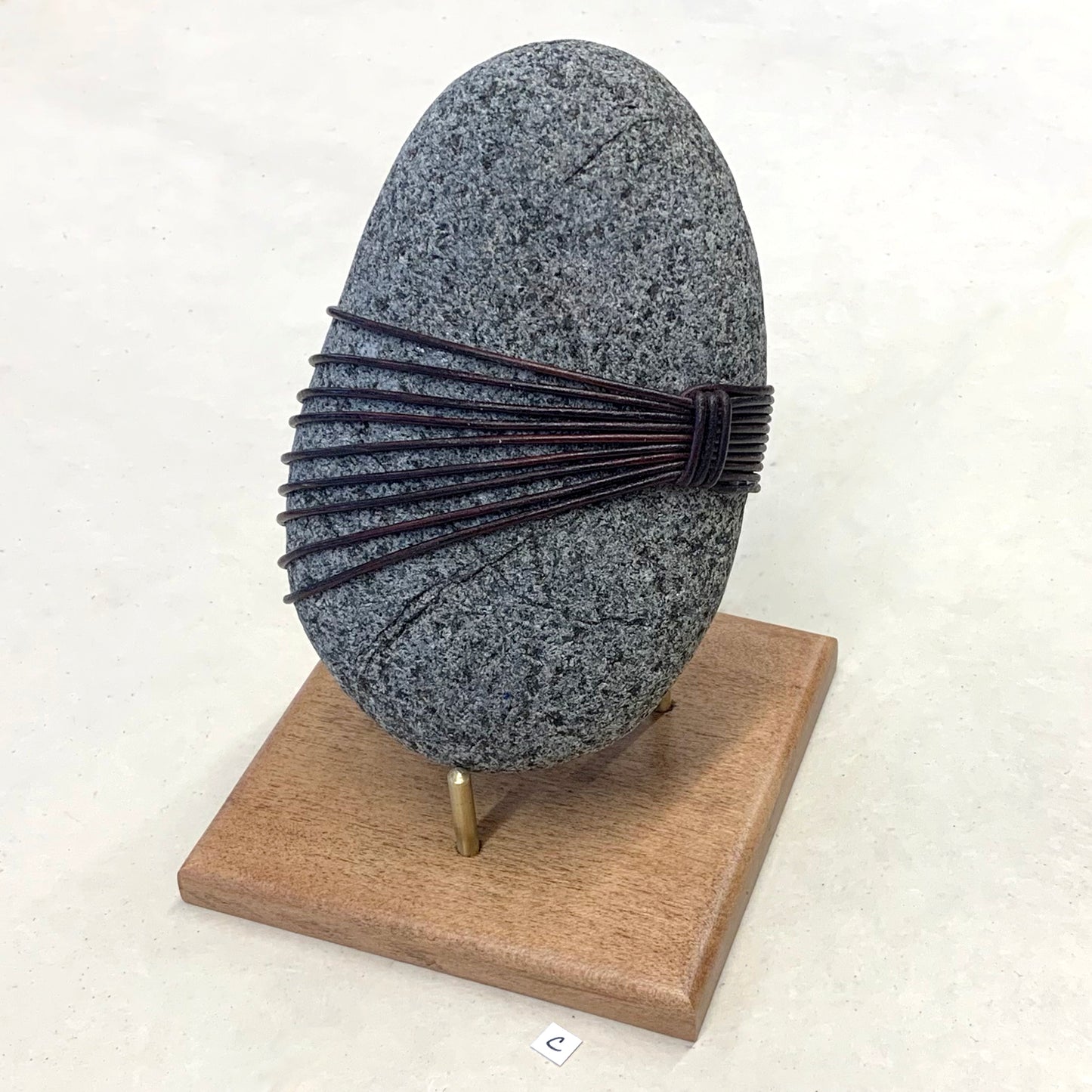 That's Wrap 6 x 4.5" leather bound Lake Superior Rock -Stand Sold separately by Jill Terrill