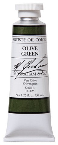 M GRAHAM OLIVE GREEN 37ML OIL COLOR