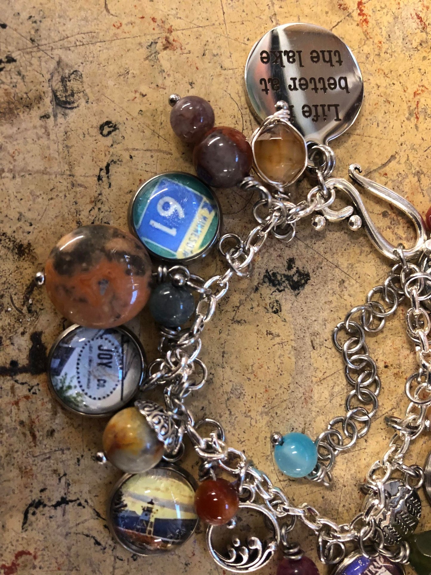 Charming Grand Marais Charm Bracelet by North & found Creations