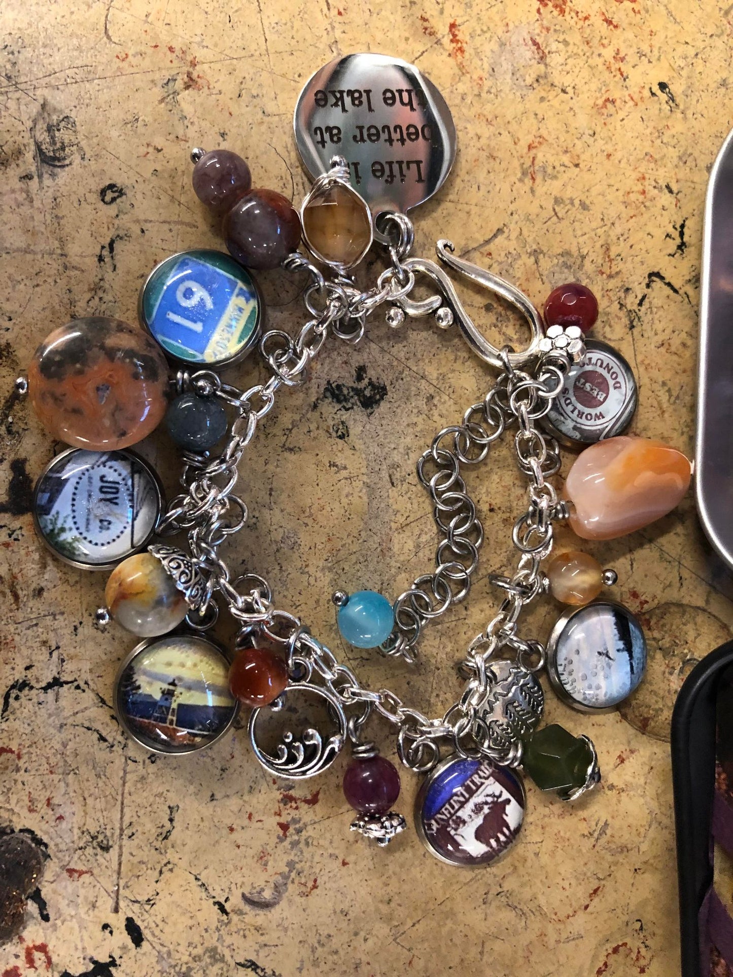 Charming Grand Marais Charm Bracelet by North & found Creations