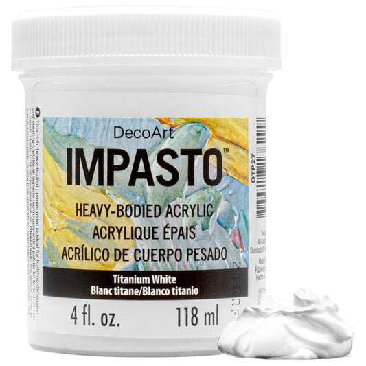 Deco arts IMPASTO PAINT 4OZ TITANIUM WHITE