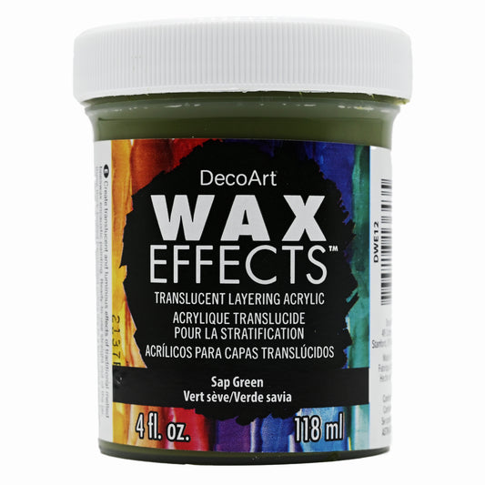 Deco Arts WAX EFFECTS ACRYLIC 4OZ SAP GREEN