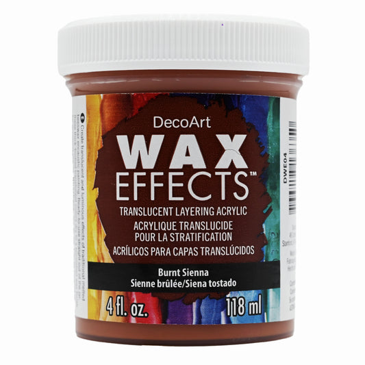 Deco Arts WAX EFFECTS ACRYLIC 4OZ BURNT SIENNA