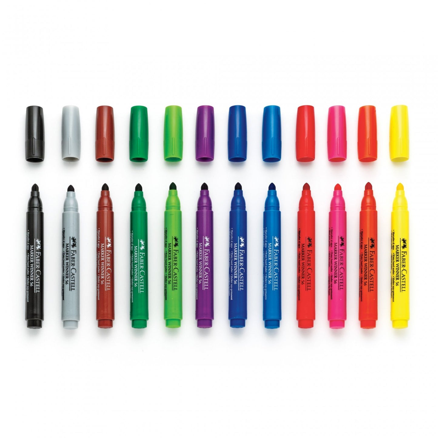 BROADTIP JUMBO WASHABLE MARKERS 12CT