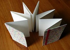 Tiny accordion books