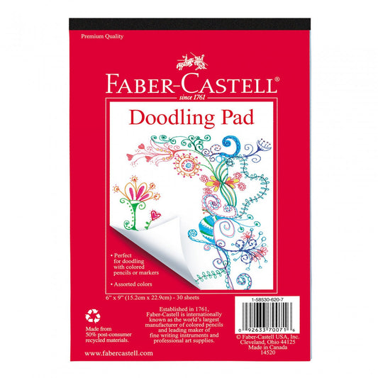 RECYCLED ART PAPER DOODLING PAD 6X9