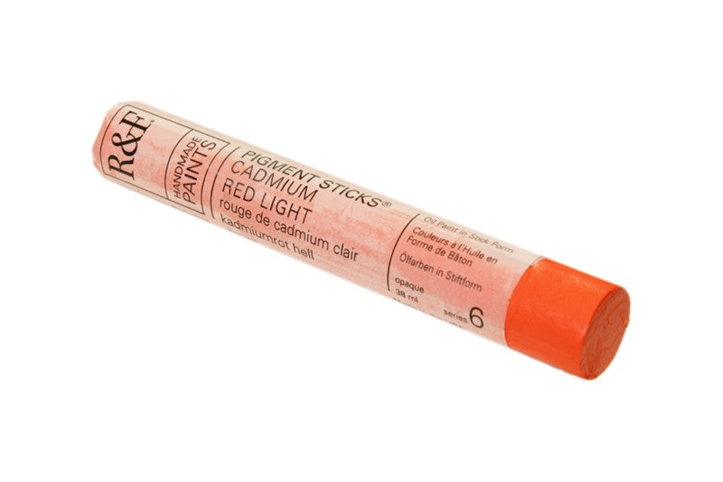 R&F PIGMENT STICKS 38ML CADMIUM RED LIGHT