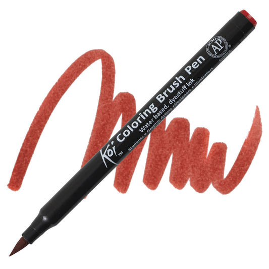 KOI COLORING BRUSH RED