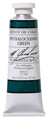 M GRAHAM PHTHALO GREEN 37ML OIL COLOR