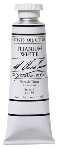 M GRAHAM TITANIUM WHITE 37ML OIL COLOR