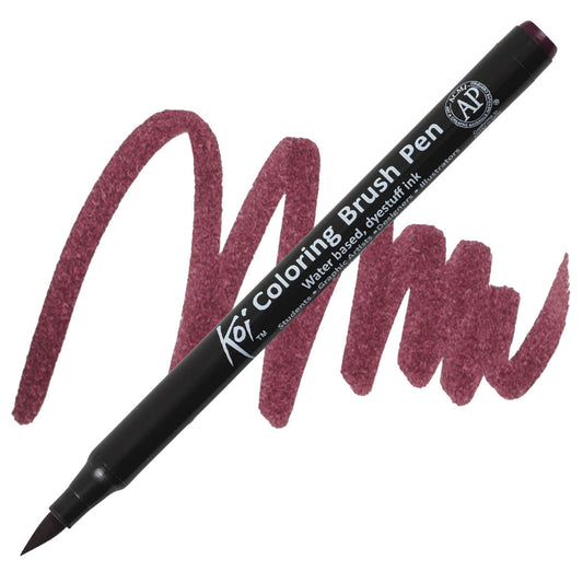 KOI COLORING BRUSH BURGUNDY