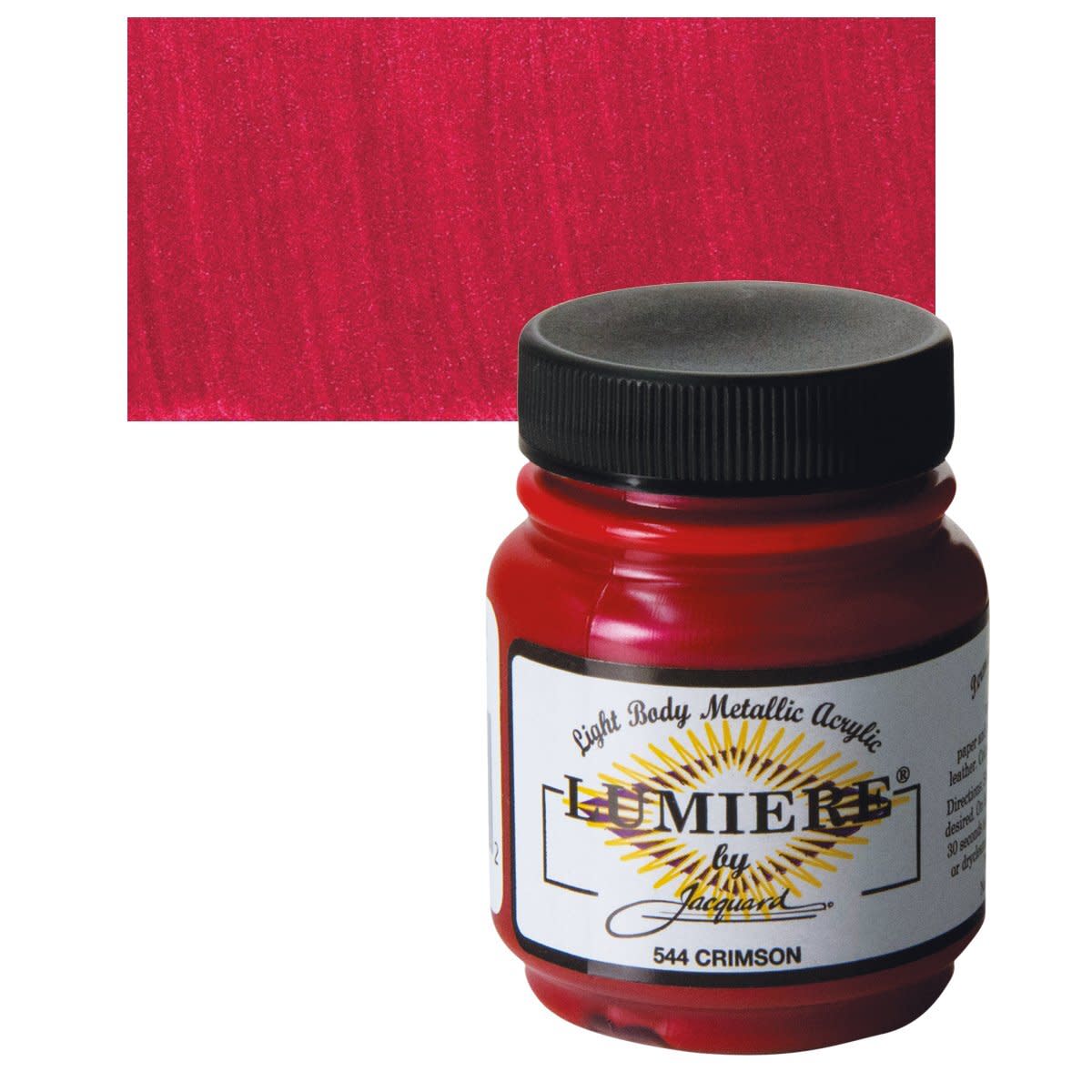 Jacquard Lumiere Acrylic metallic/pearlesce CRIMSON 2.25 OZ