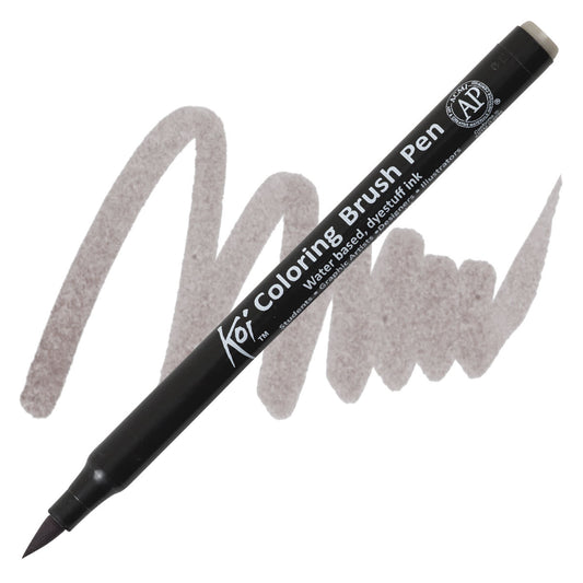 KOI COLORING BRUSH WARM GRAY