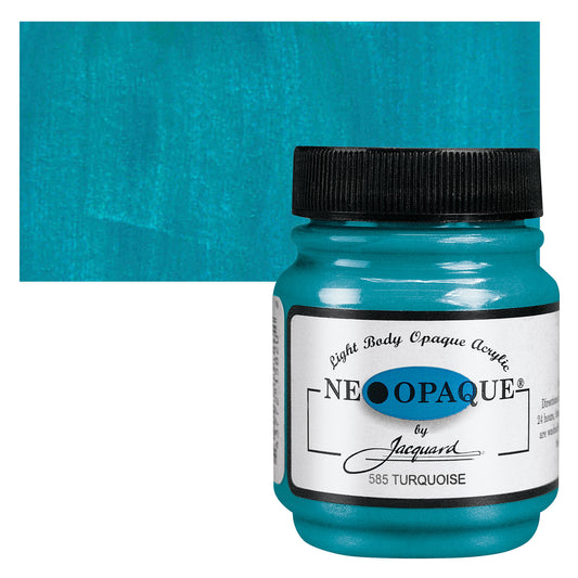 NEOPAQUE TURQUOISE 2.25OZ    Light Body Soft Acrylic