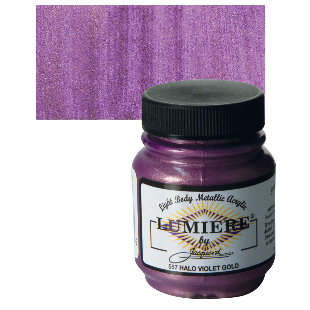 Jacquard Lumiere Acrylic metallic/pearlesce HALO VIOLET GOLD 2.25OZ