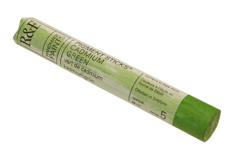 R&F PIGMENT STICKS 38ML CADMIUM GREEN